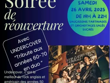 🎊🍻 SAVE THE DATE : Samedi 26 Avril = Soirée de réouverture à La Tindière !!!🍻🎊

Ça y est ! Il y a eu l'automne, l'hiver maintenant la printemps et...