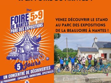Cette année Trott'in Nantes sera présent à la foire de Nantes au côté de #Cycl'Yo et un grand merci à #OTErdreCanalForêt.