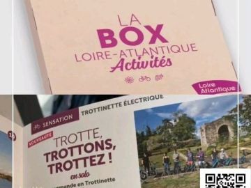 Trott'in Nantes est très heureuse d intégrer la BOX Loire Atlantique qui regroupe de nombreux prestataires locaux.... une idée originale à glisser...